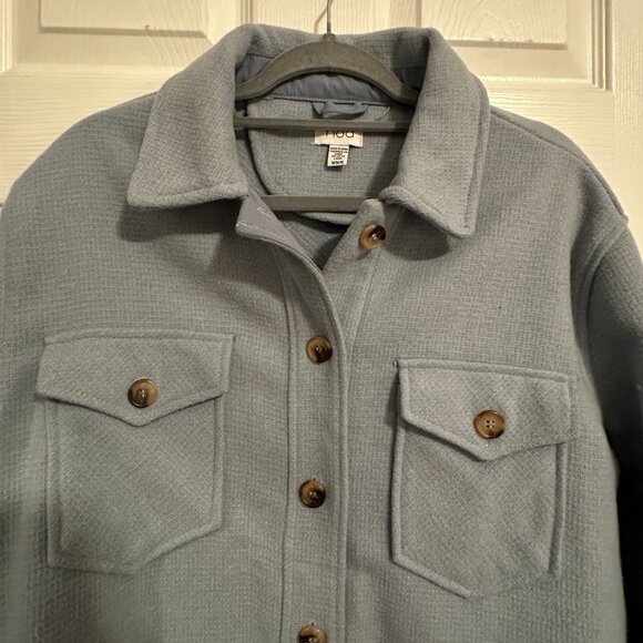 Light Blue Shacket - Picture 2 of 6